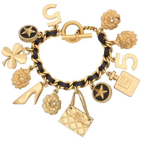 vintage chanel bangle|Chanel charms for bracelets.